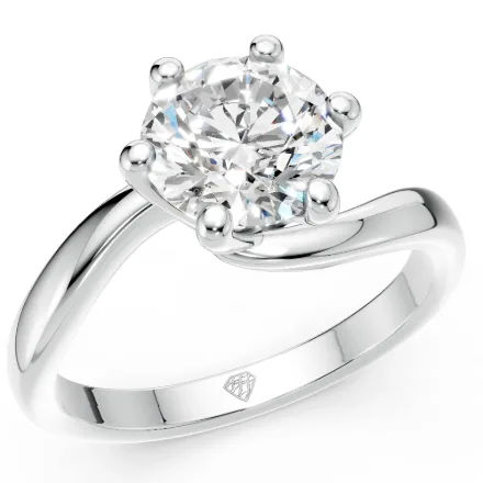 Engagement Ring AA347, White 1